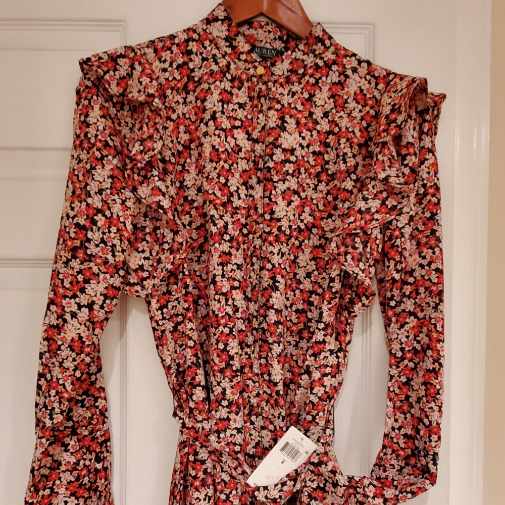 NWT high neck Ralph Lauren Dress